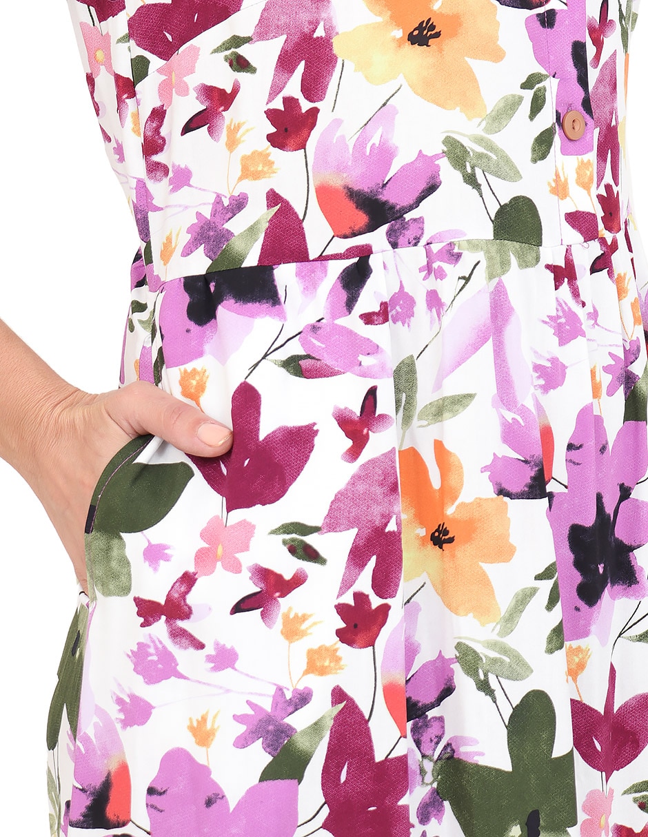Vestido midi casual para mujer 4