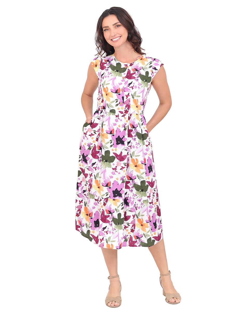 Vestido midi casual para mujer 6