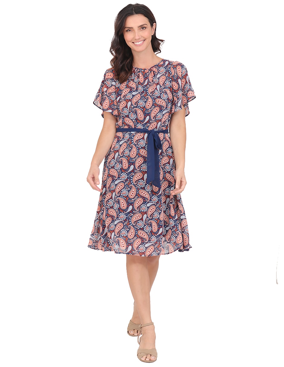 Vestido a la rodilla casual para mujer Vestido a la rodilla casual para mujer