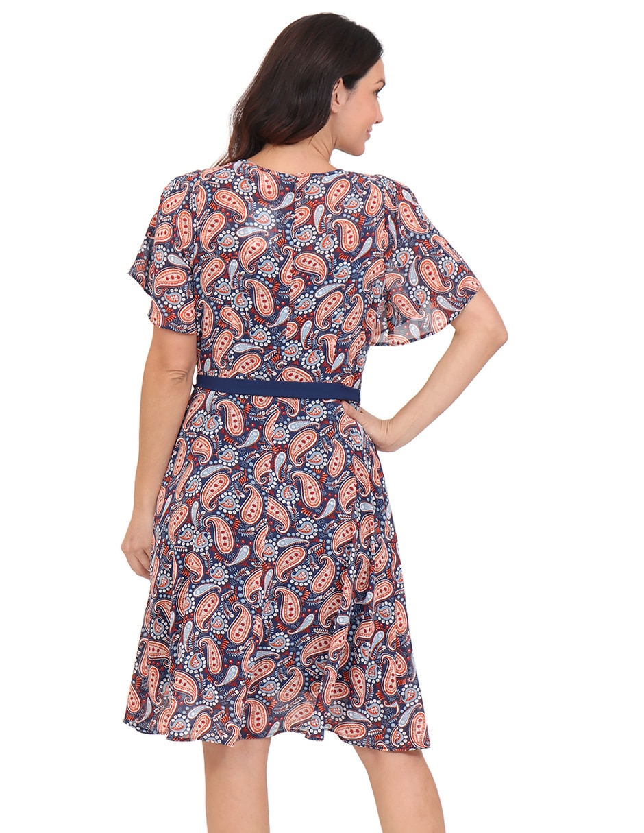 Vestido a la rodilla casual para mujer 2