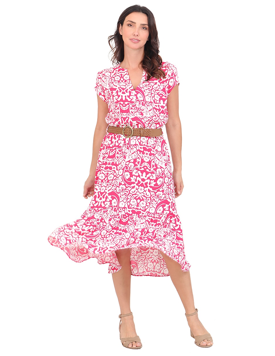 Vestido midi casual para mujer Vestido midi casual para mujer