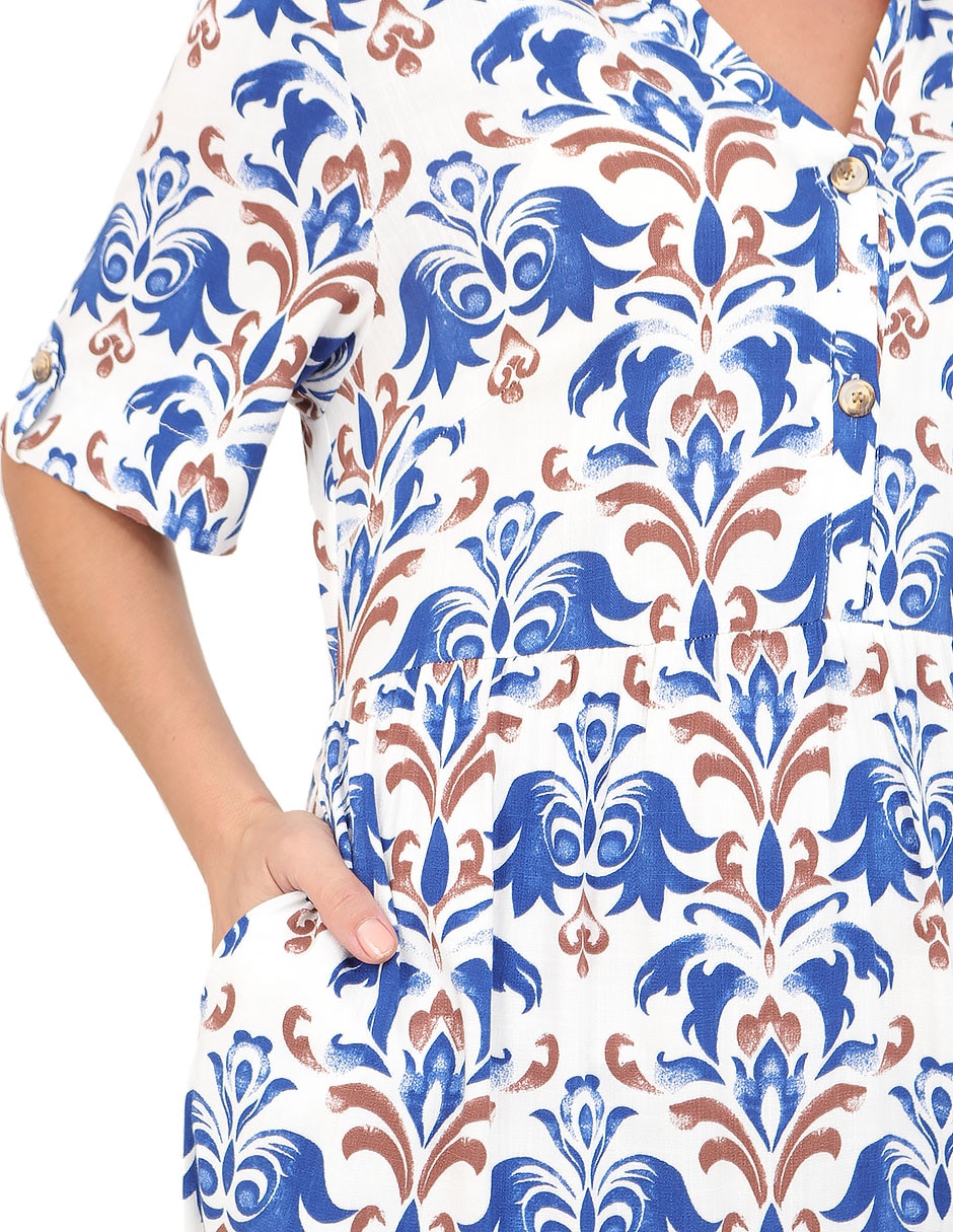 Vestido largo casual para mujer 4