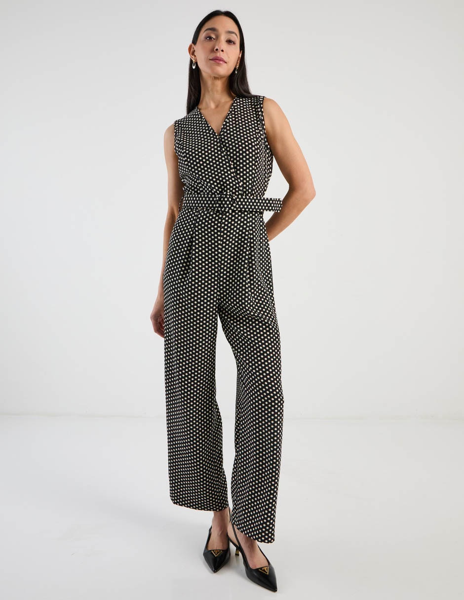 Jumpsuit estampado lunares para mujer 3