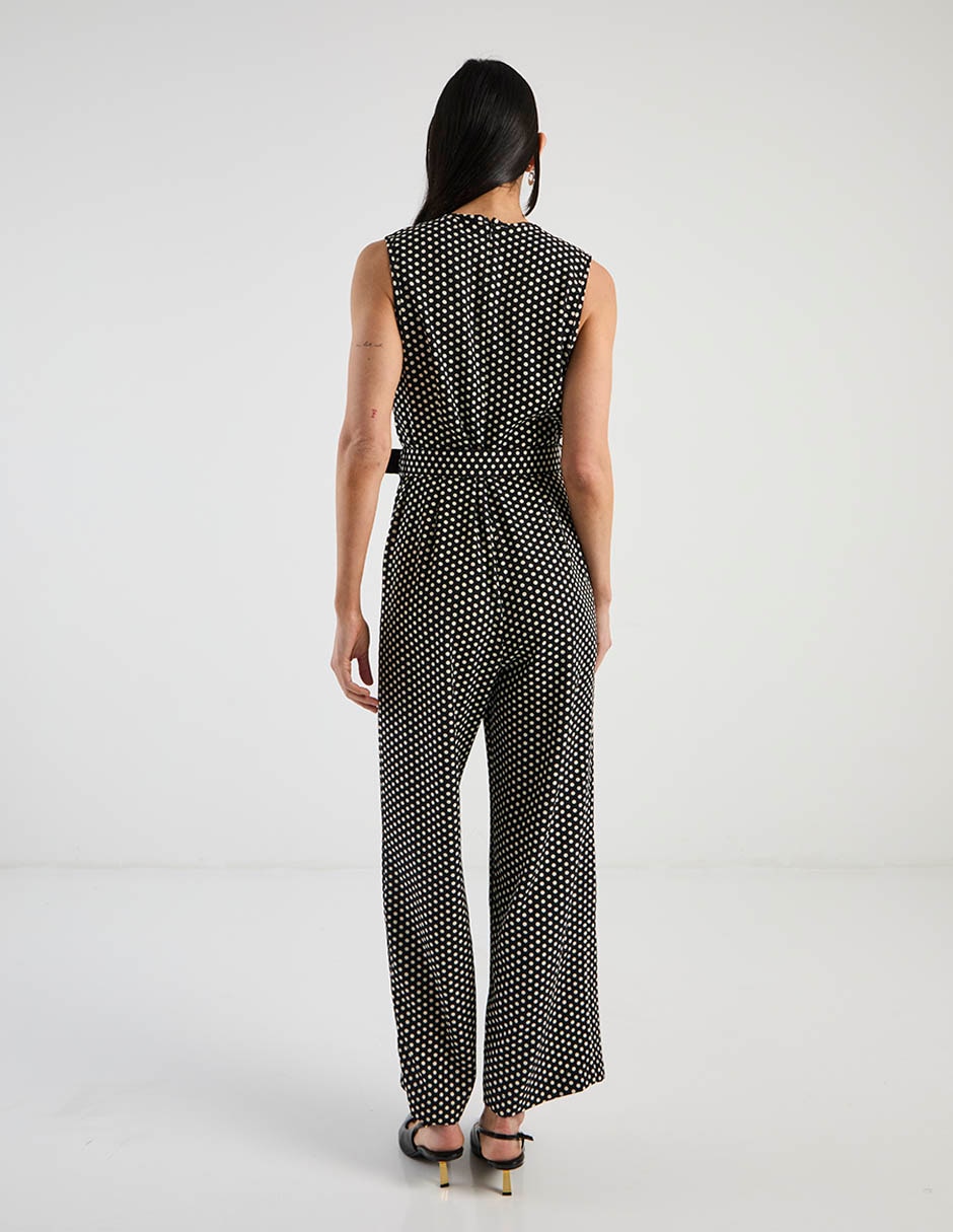 Jumpsuit estampado lunares para mujer 6