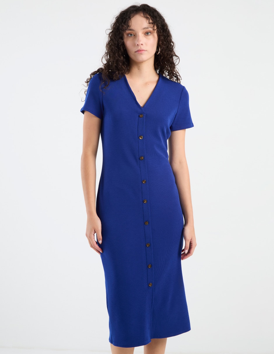 Vestido midi casual para mujer