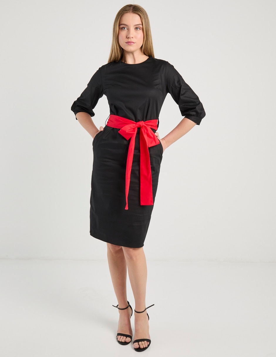 Vestido a la rodilla casual para mujer 2