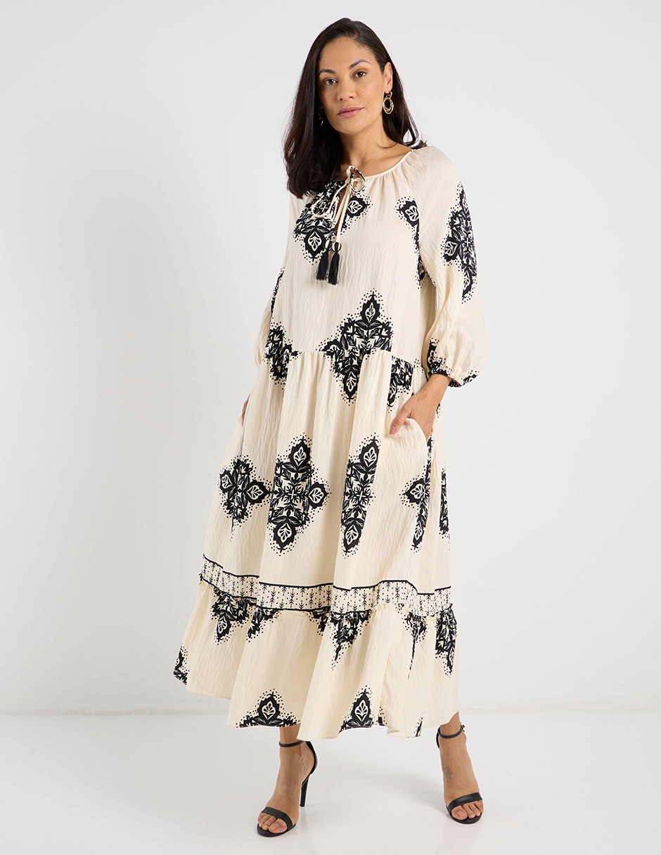 Vestido largo casual para mujer 3