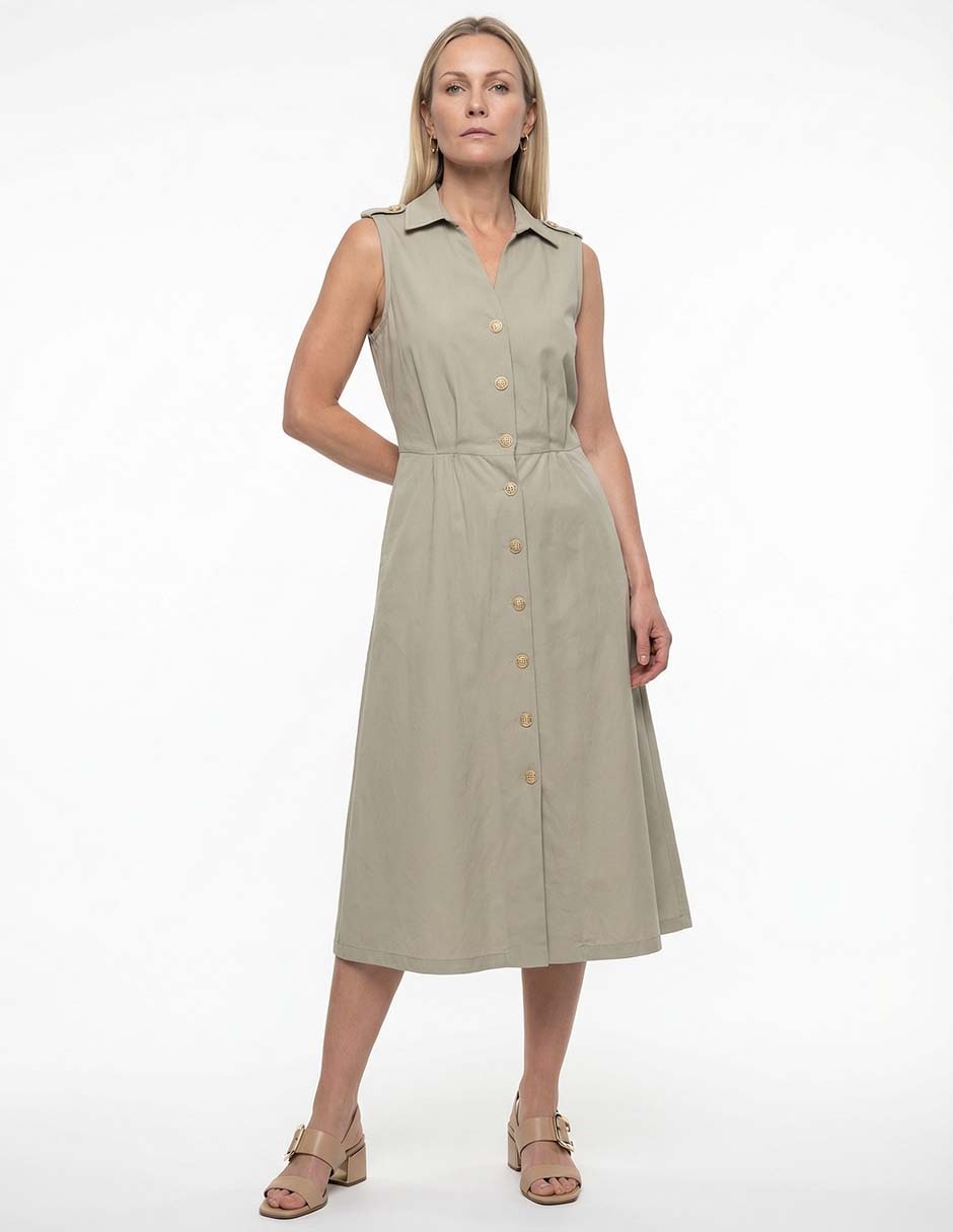 Vestido midi casual para mujer Vestido midi casual para mujer