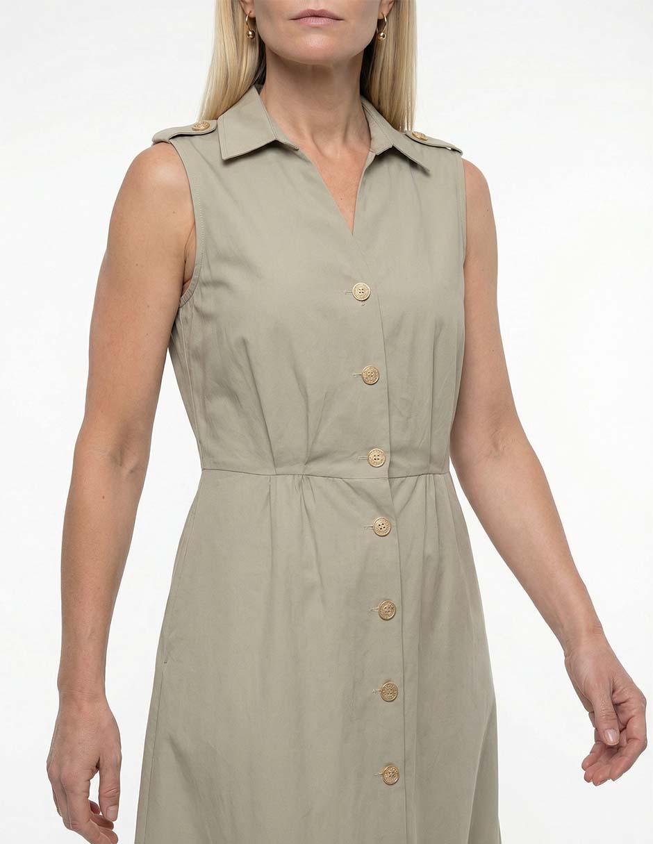 Vestido midi casual para mujer 4