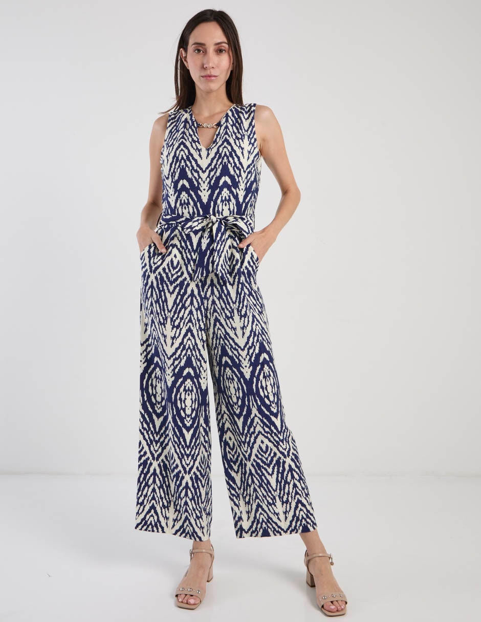 Jumpsuit estampado étnico para mujer
