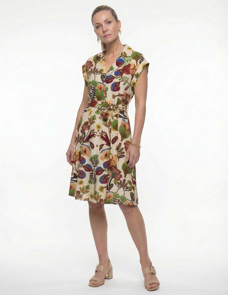 Vestido midi casual para mujer Vestido midi casual para mujer