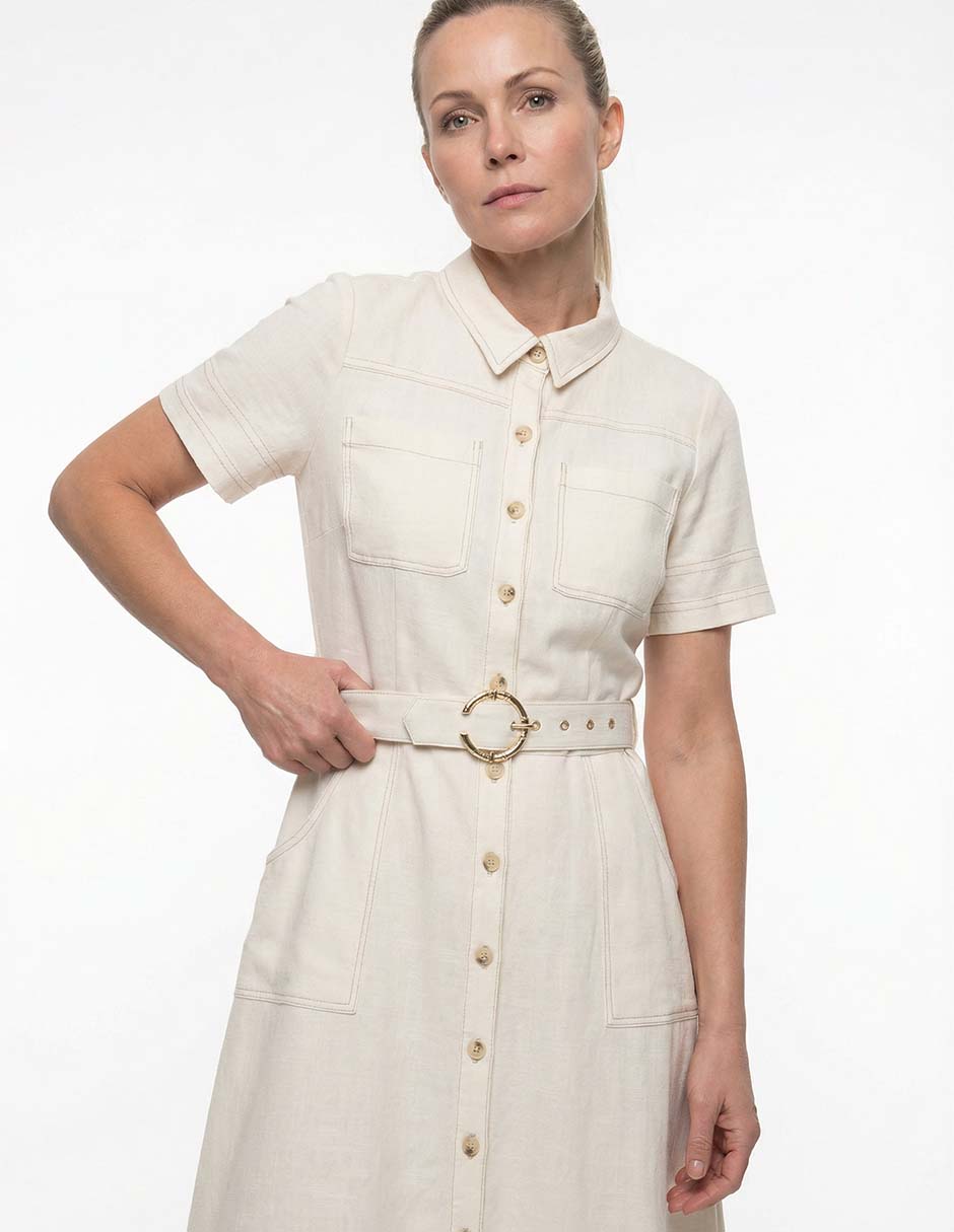 Vestido midi casual para mujer 4