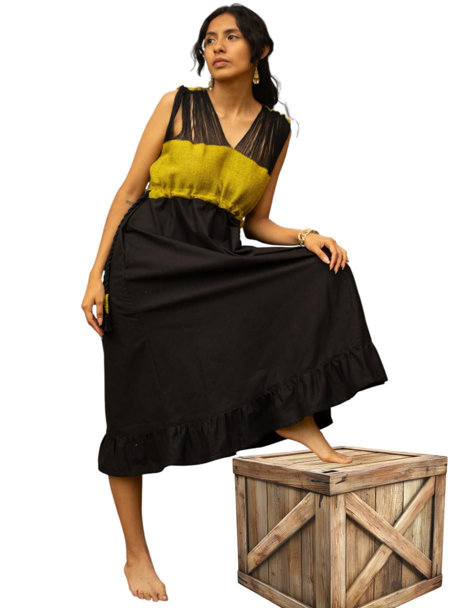 Vestido midi casual Manuela para mujer 11