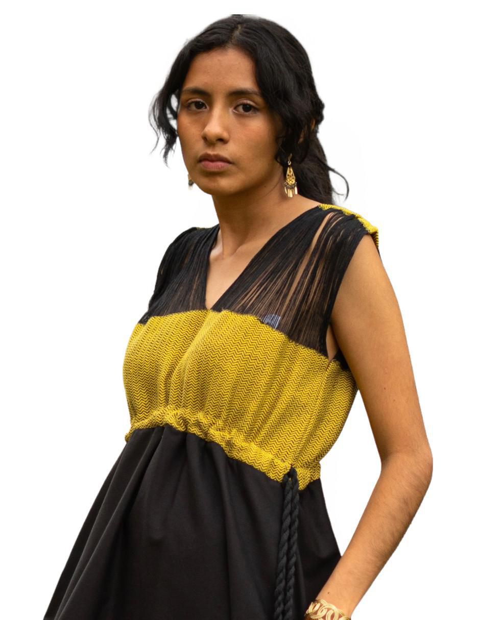 Vestido midi casual Manuela para mujer 3