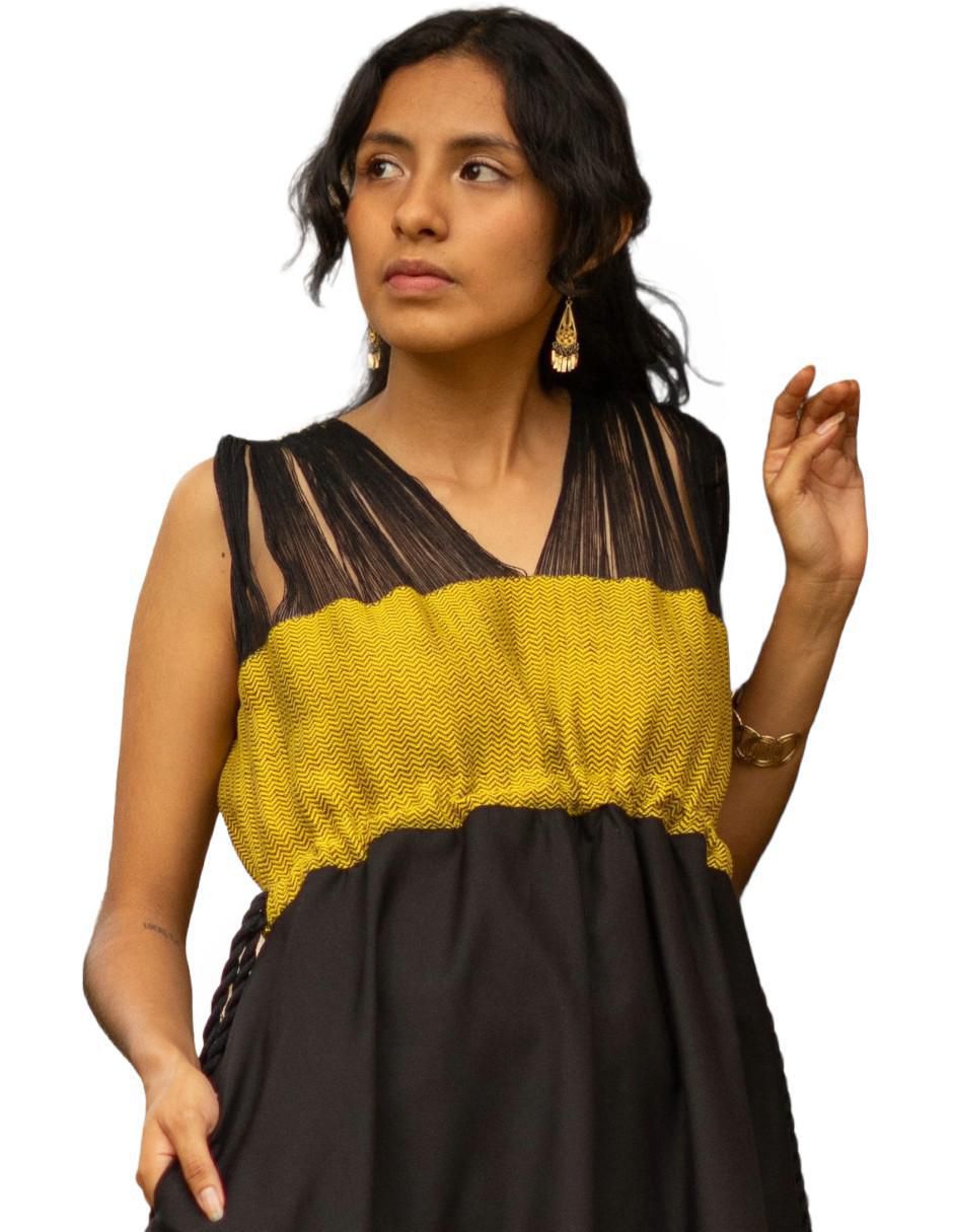 Vestido midi casual Manuela para mujer 6