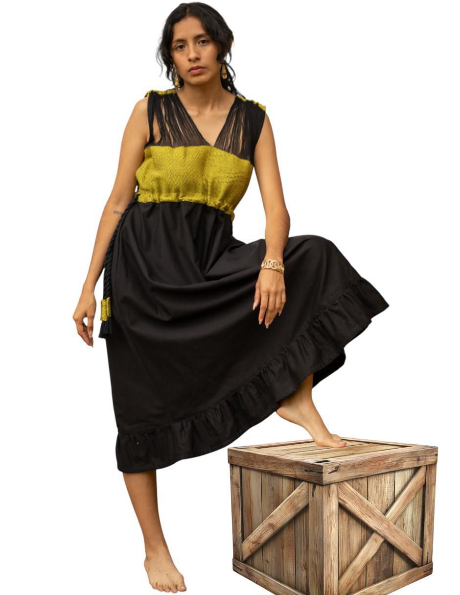Vestido midi casual Manuela para mujer 9