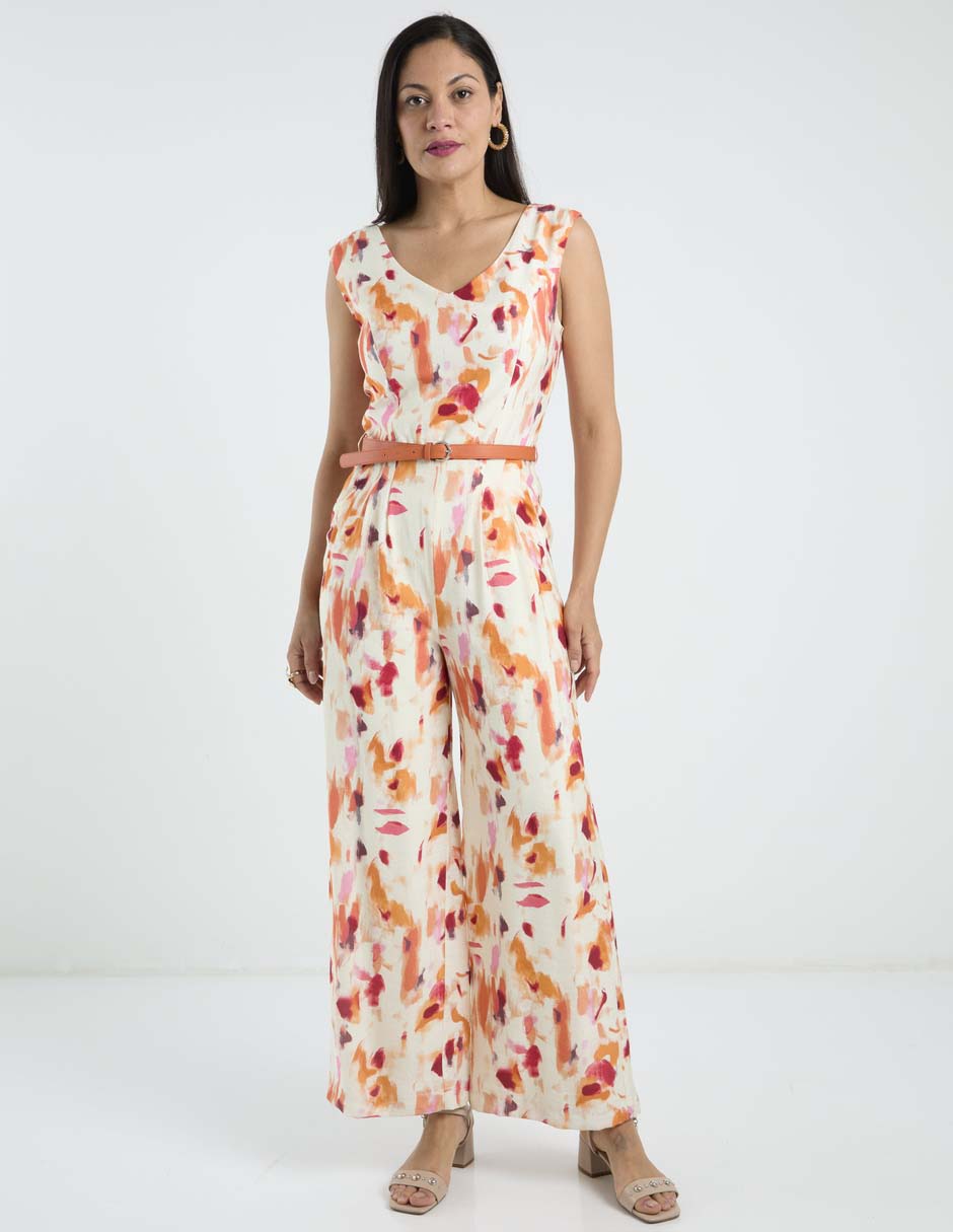 Jumpsuit estampado floral para mujer