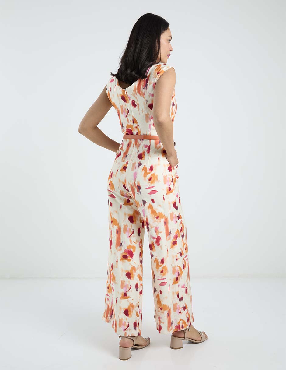 Jumpsuit estampado floral para mujer 2