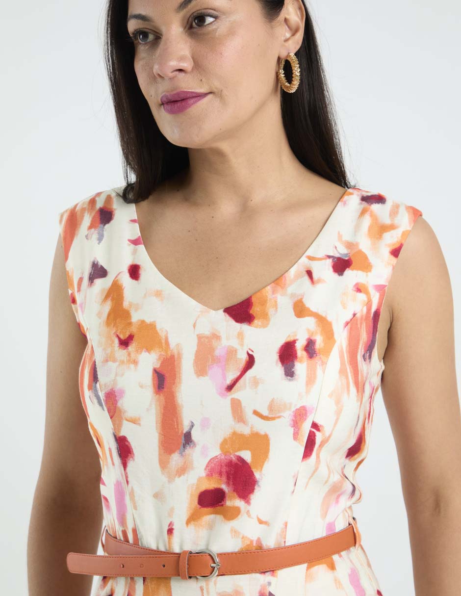 Jumpsuit estampado floral para mujer 4